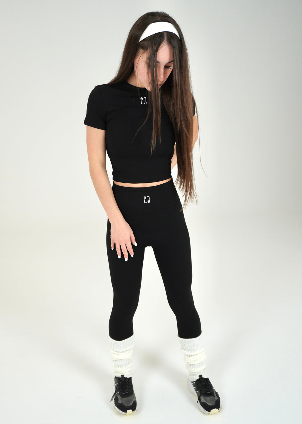 Leggins Abstratto Nero