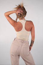 Top Active Elegant Beige