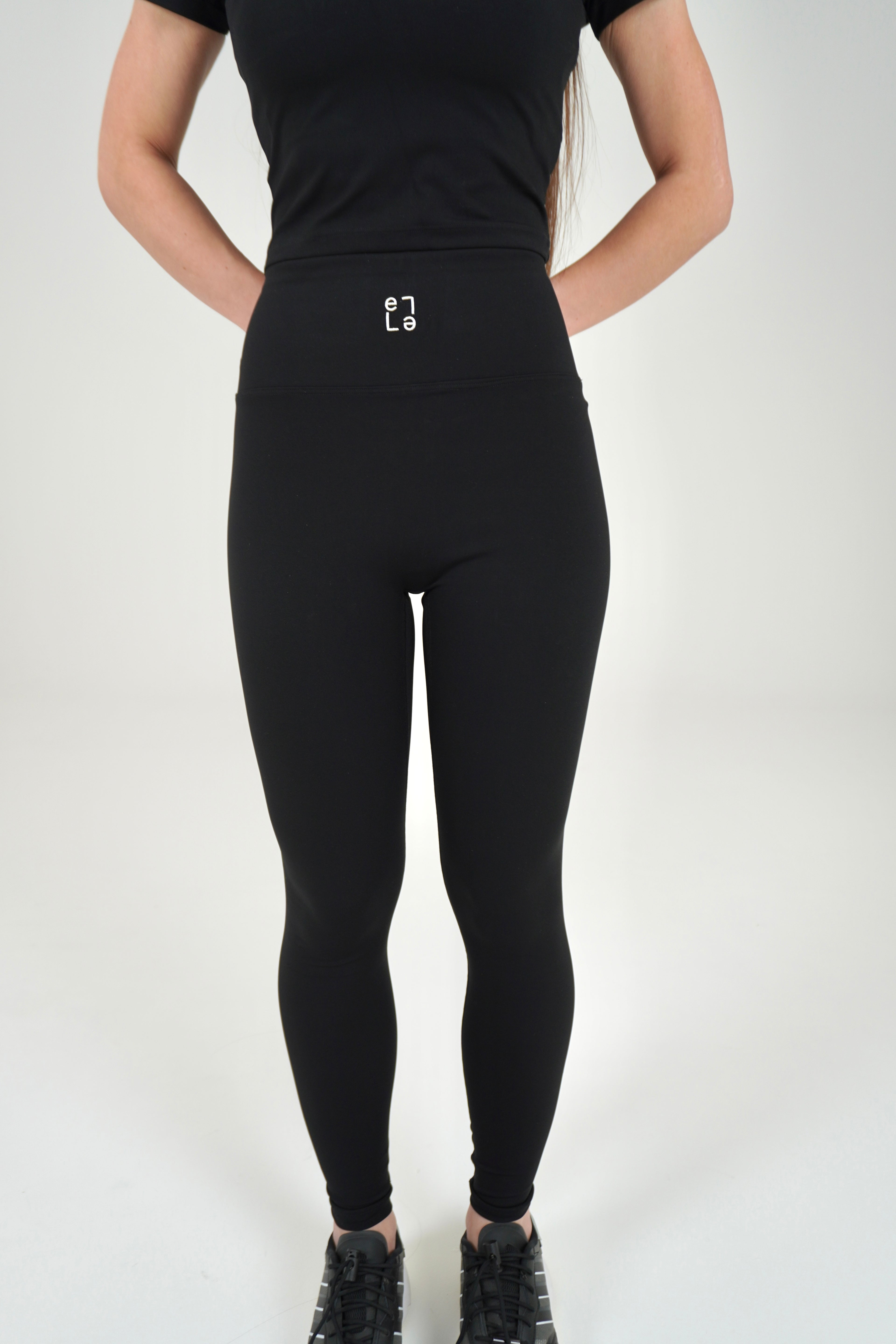 Leggins Abstratto Nero