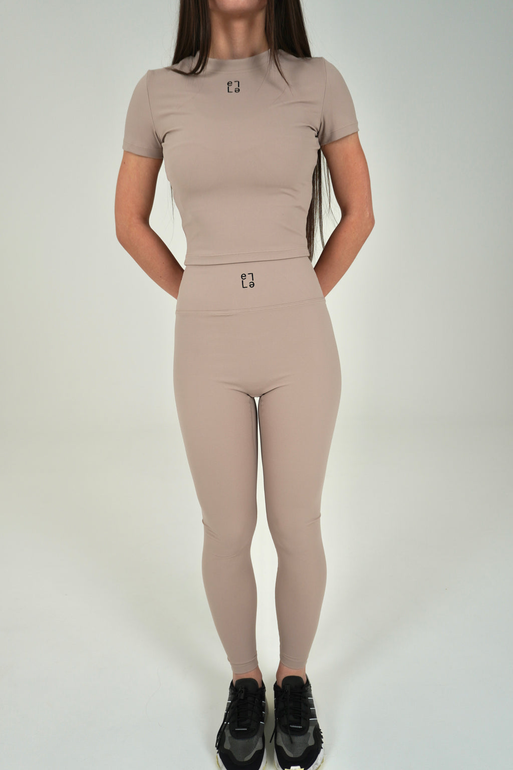 Leggins Abstratto Beige