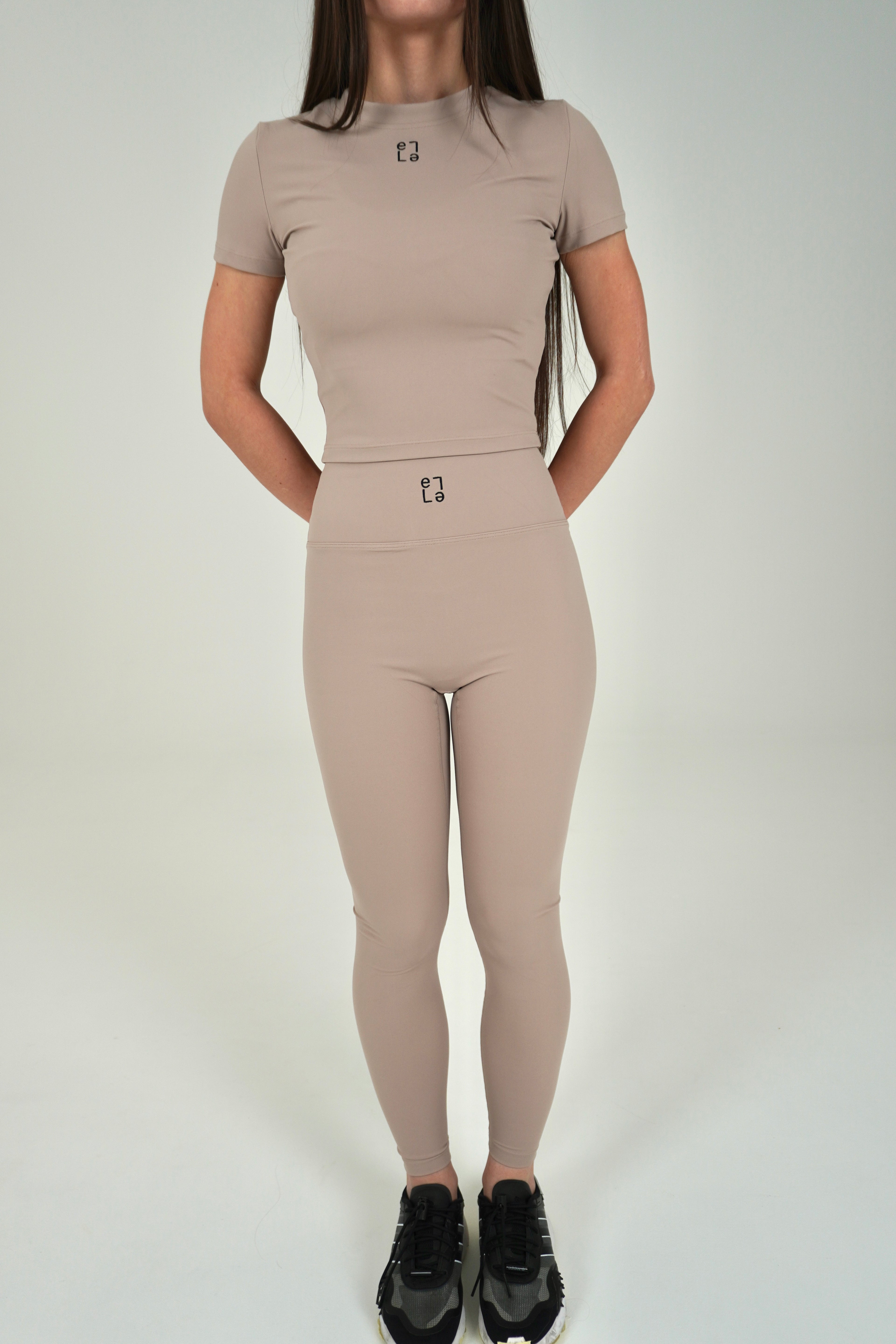 Leggins Abstratto Beige