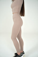 Leggins Abstratto Beige