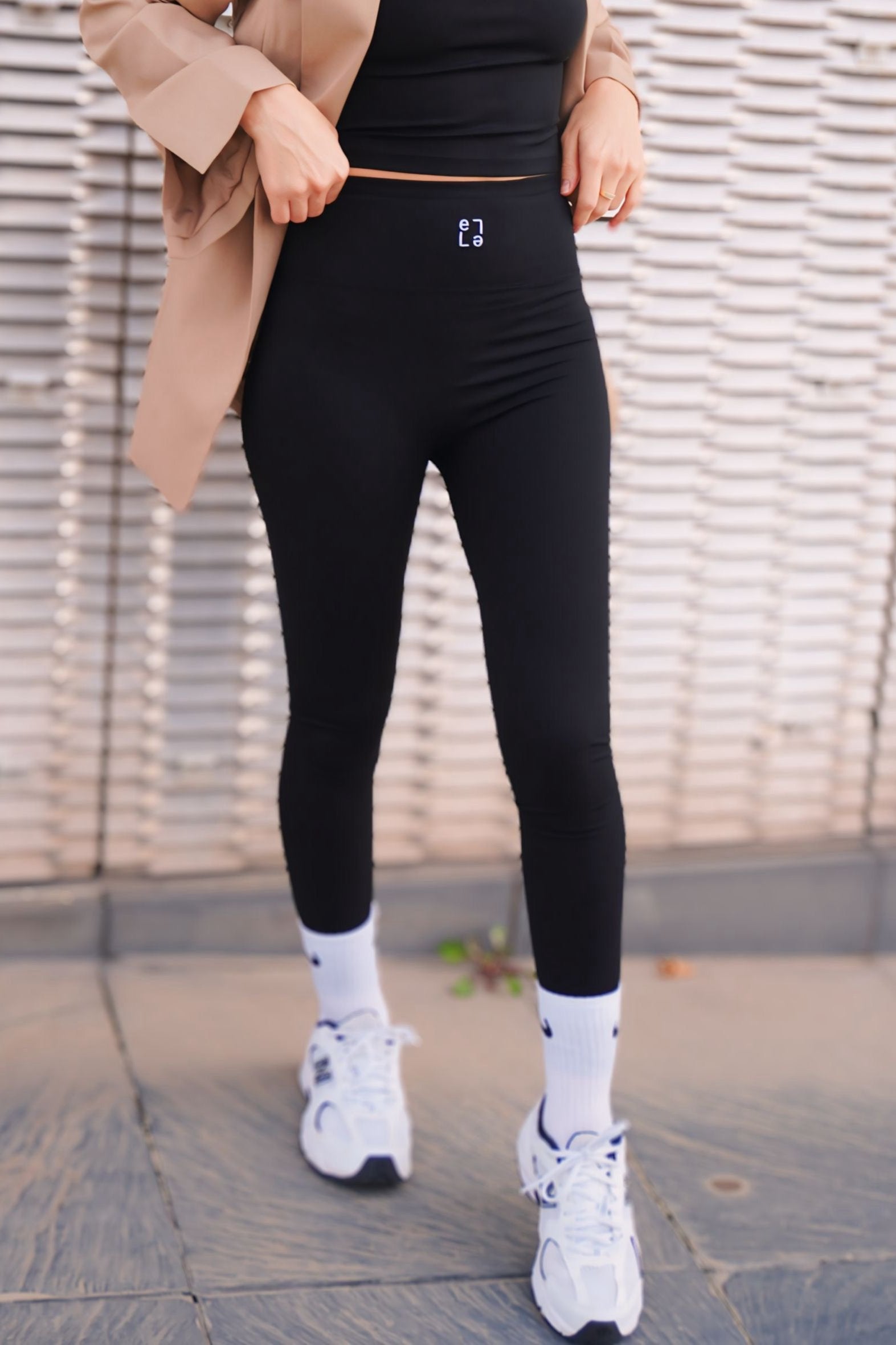 Leggins Abstratto Nero