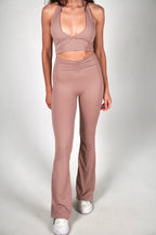 Aura Active Leggings  – Nude Rose
