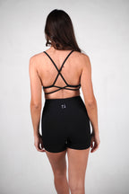 Aura Active Cross Top – Nero