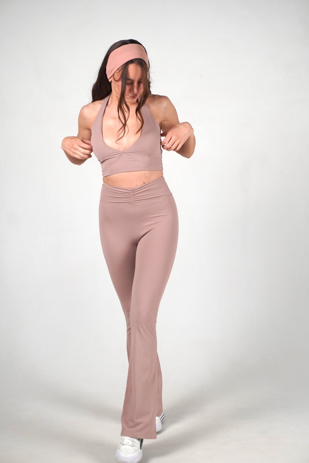 Aura Active Leggings  – Nude Rose