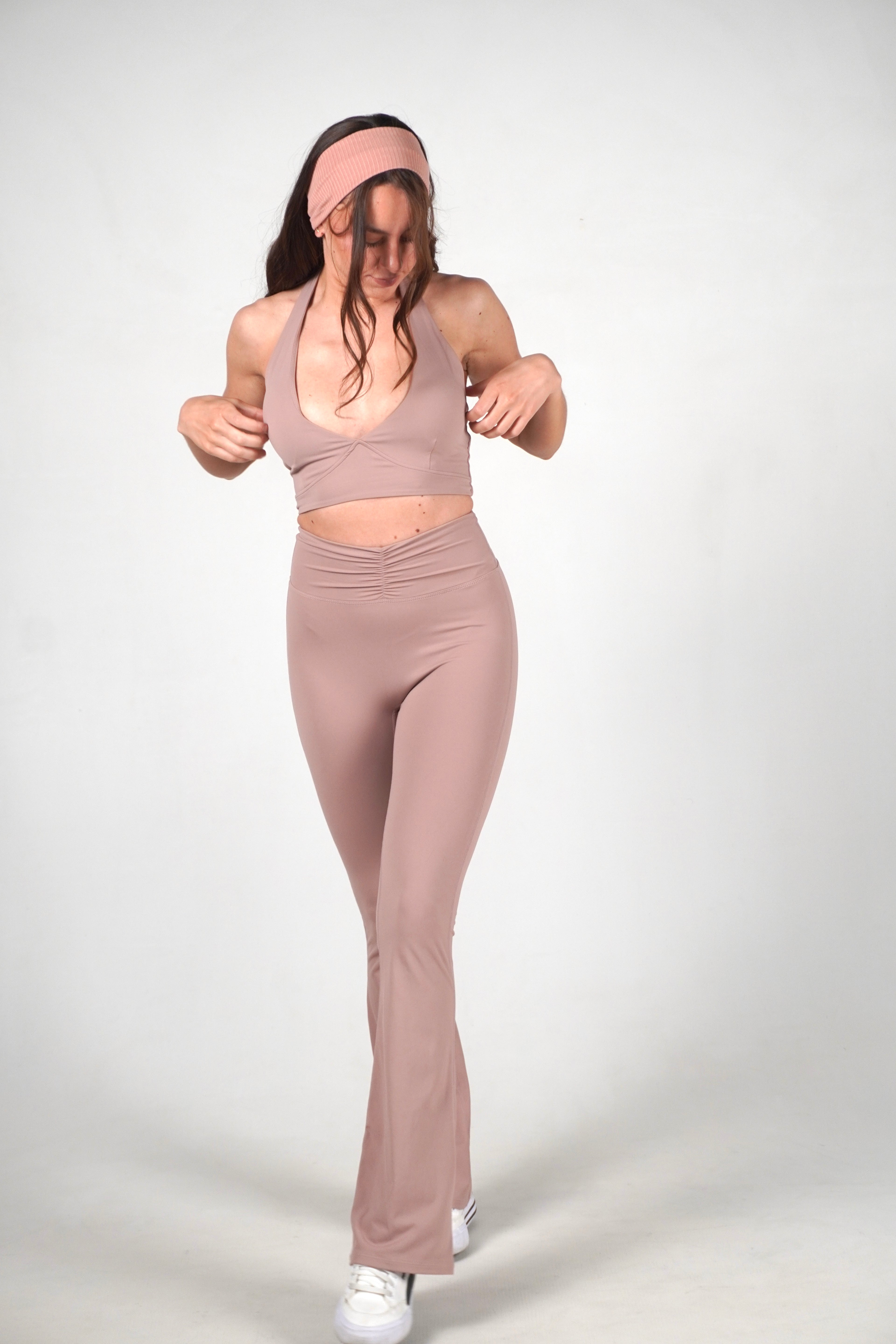 Aura Active Leggings  – Nude Rose