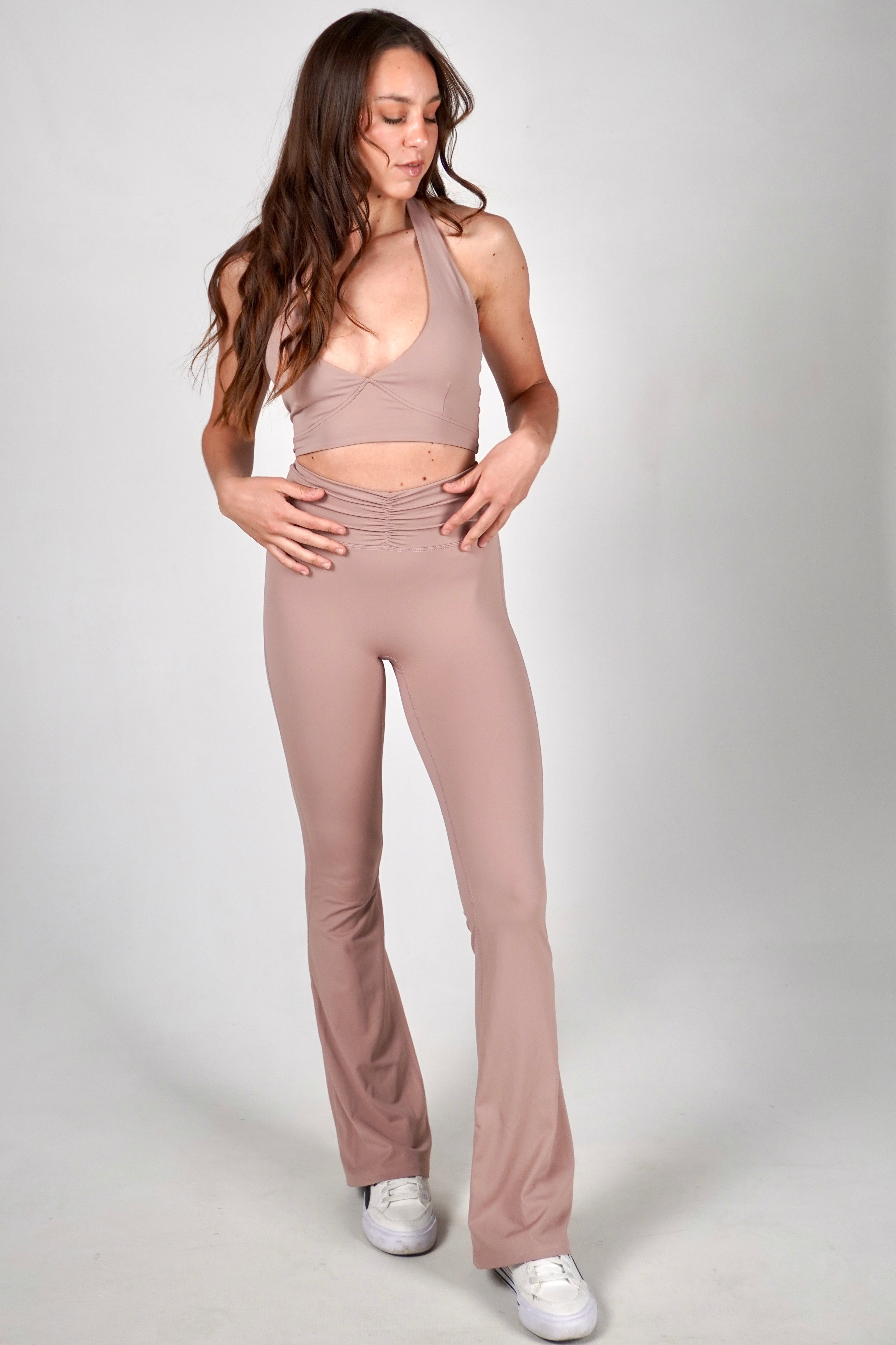 Aura Active Leggings  – Nude Rose