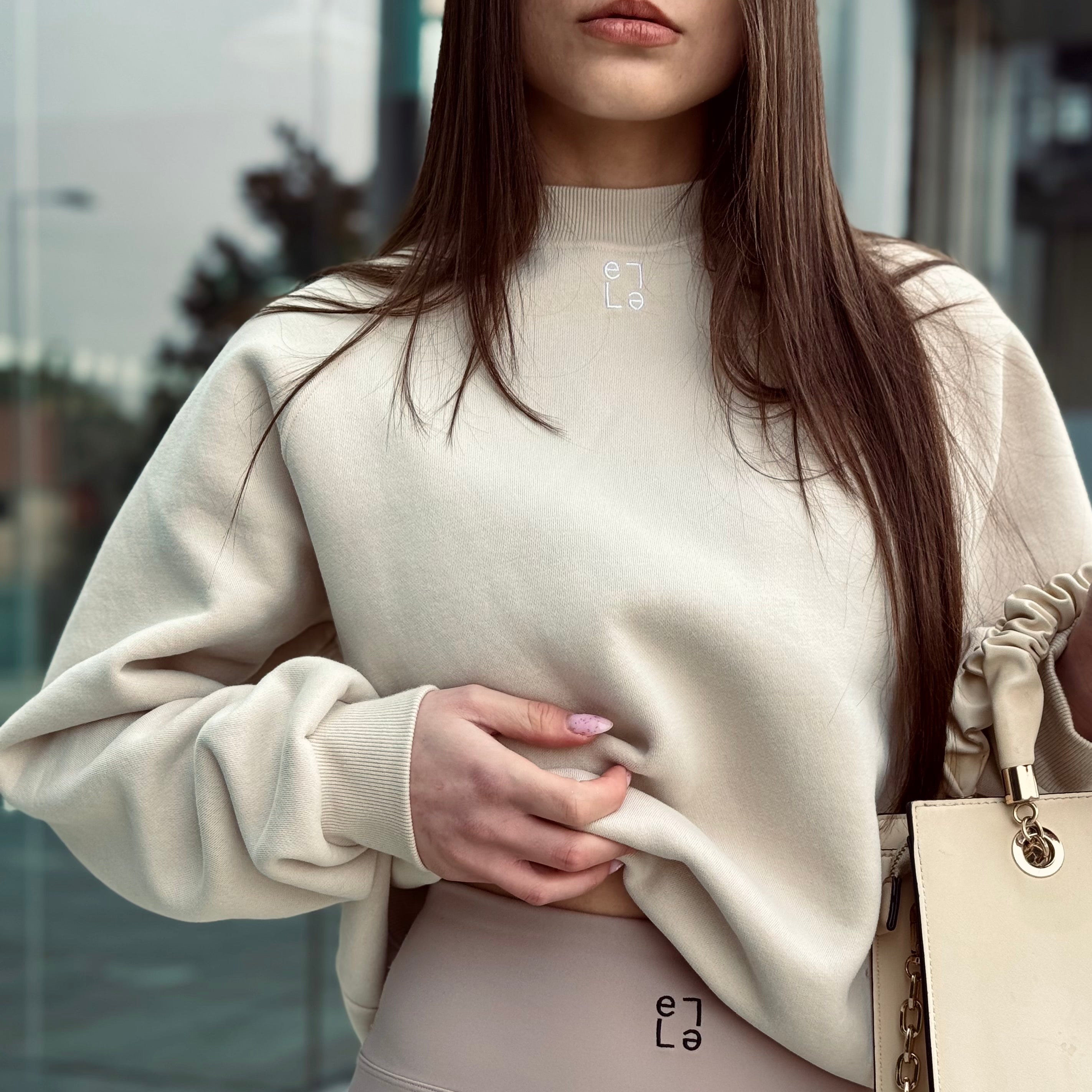 Felpa da  Donna Beige