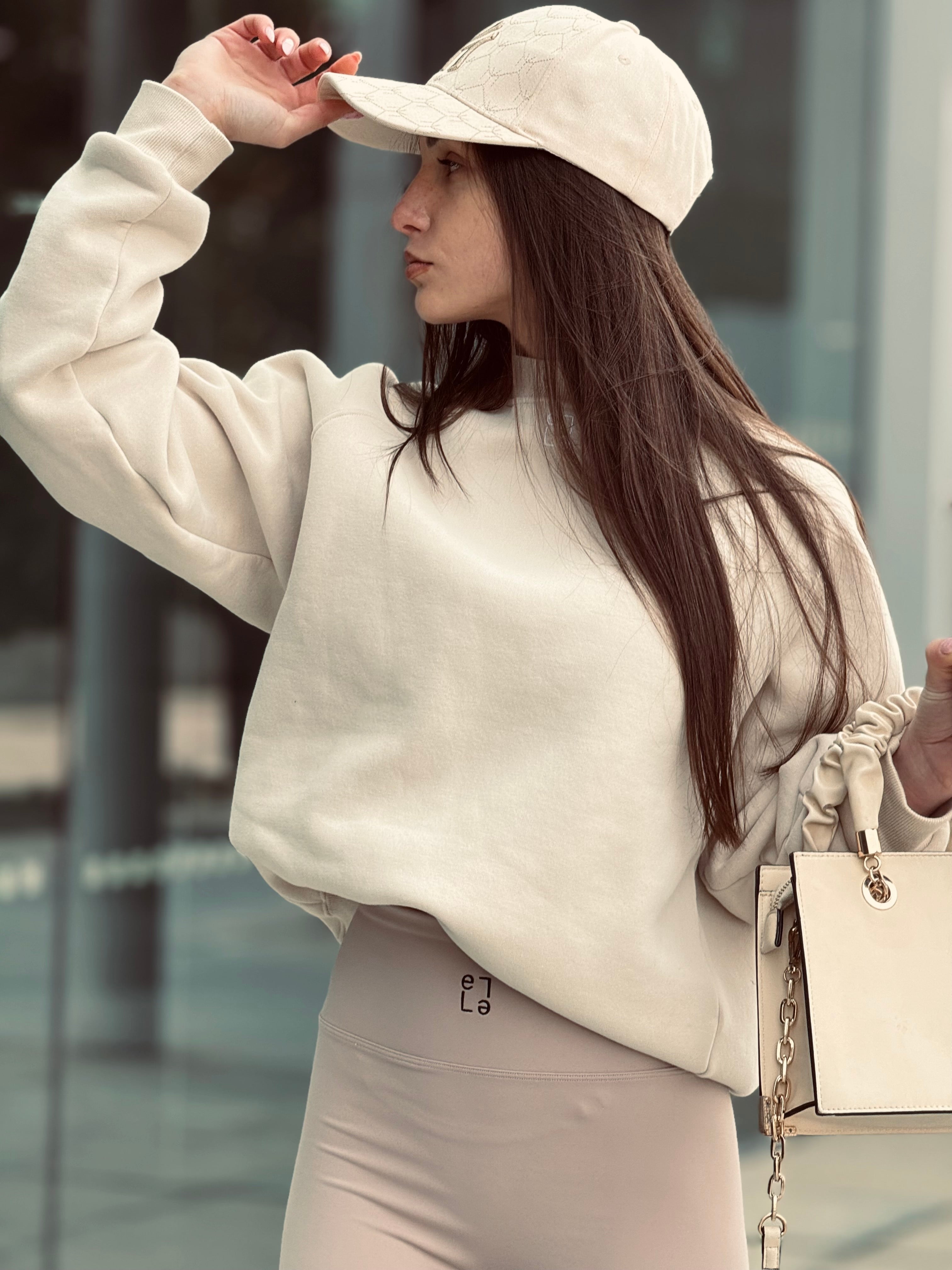 Felpa da  Donna Beige