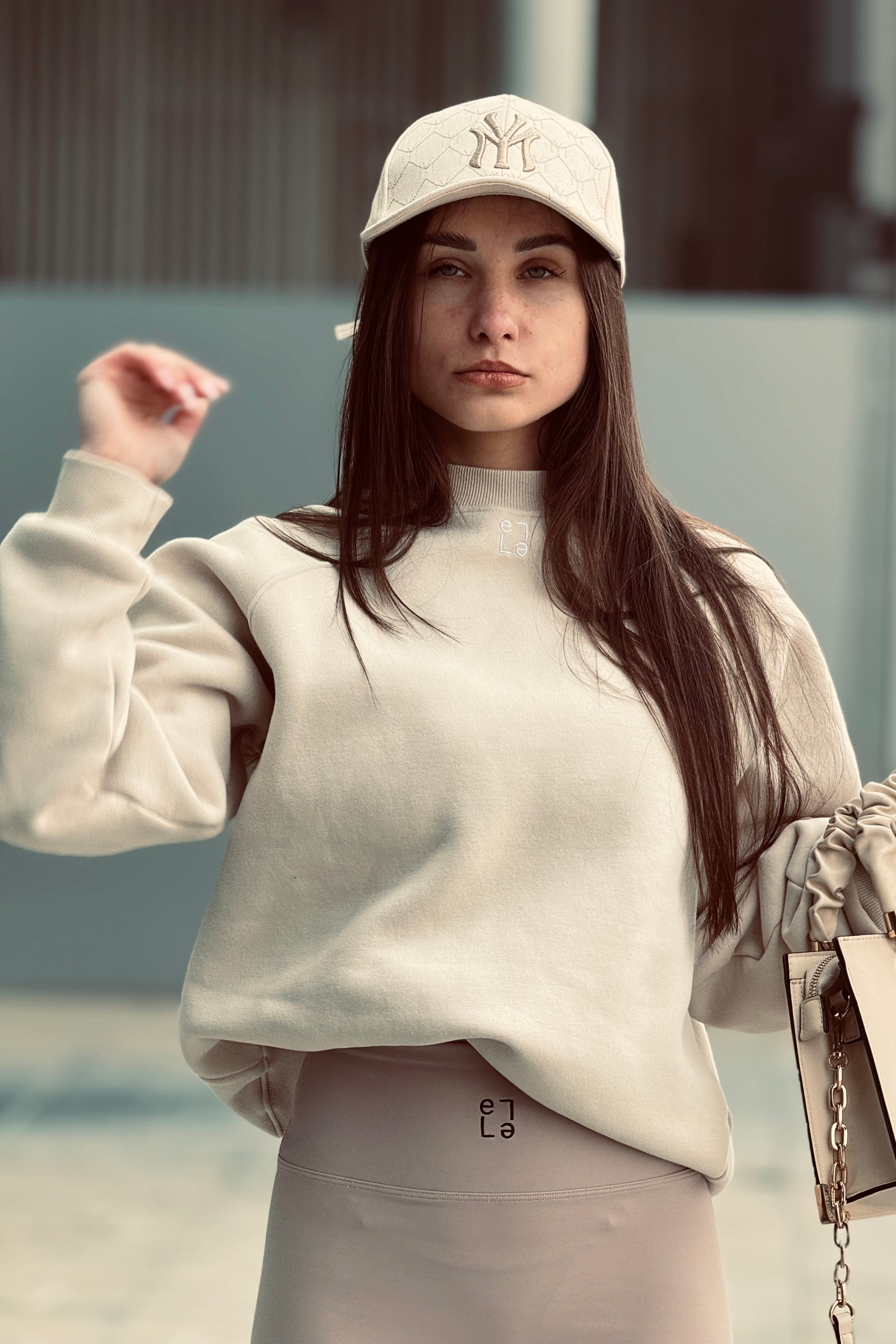 Felpa da  Donna Beige
