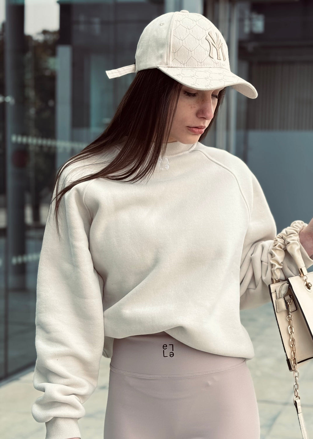 Felpa da  Donna Beige