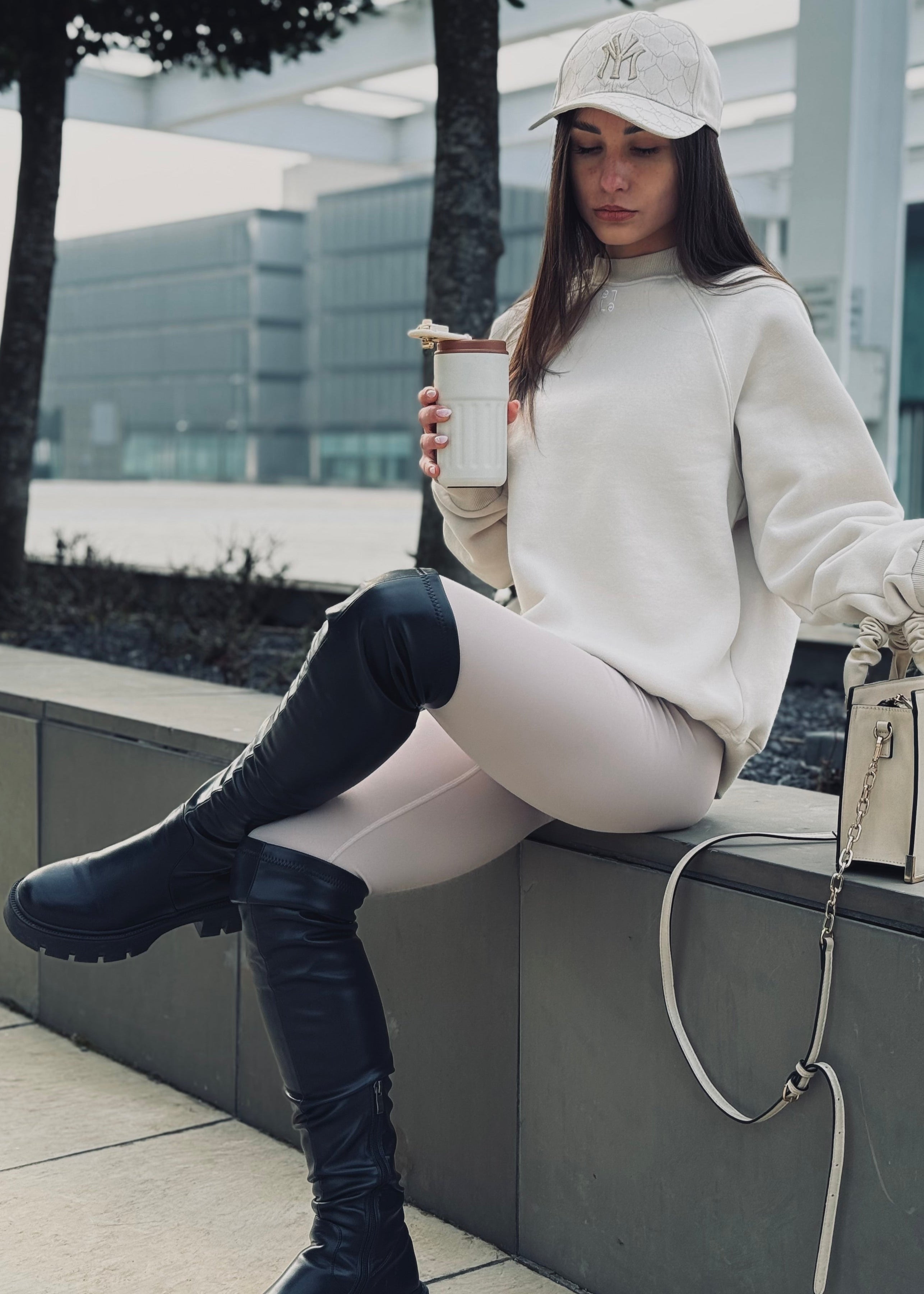 Felpa da  Donna Beige