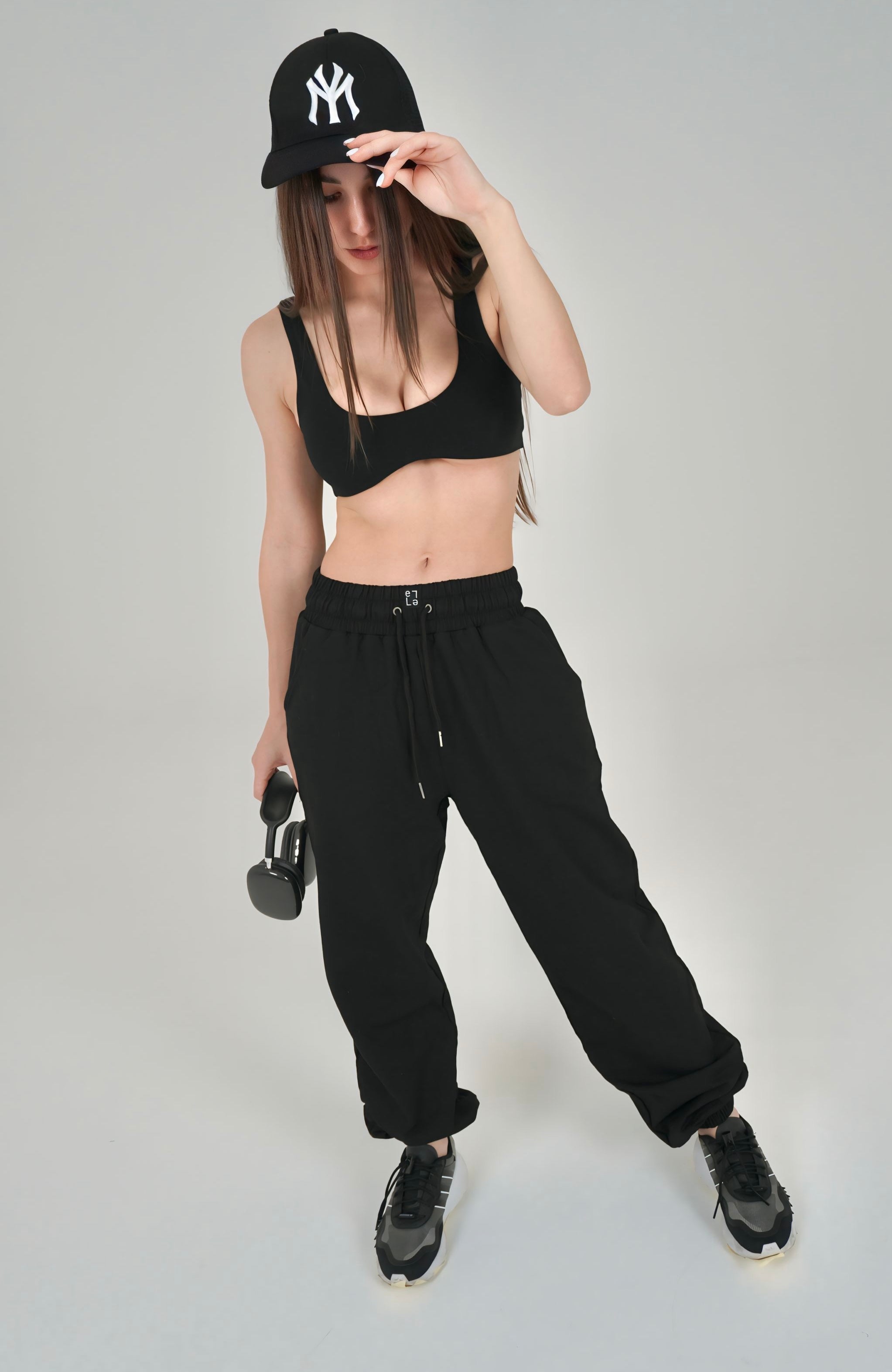 Joggers Abstract Nero