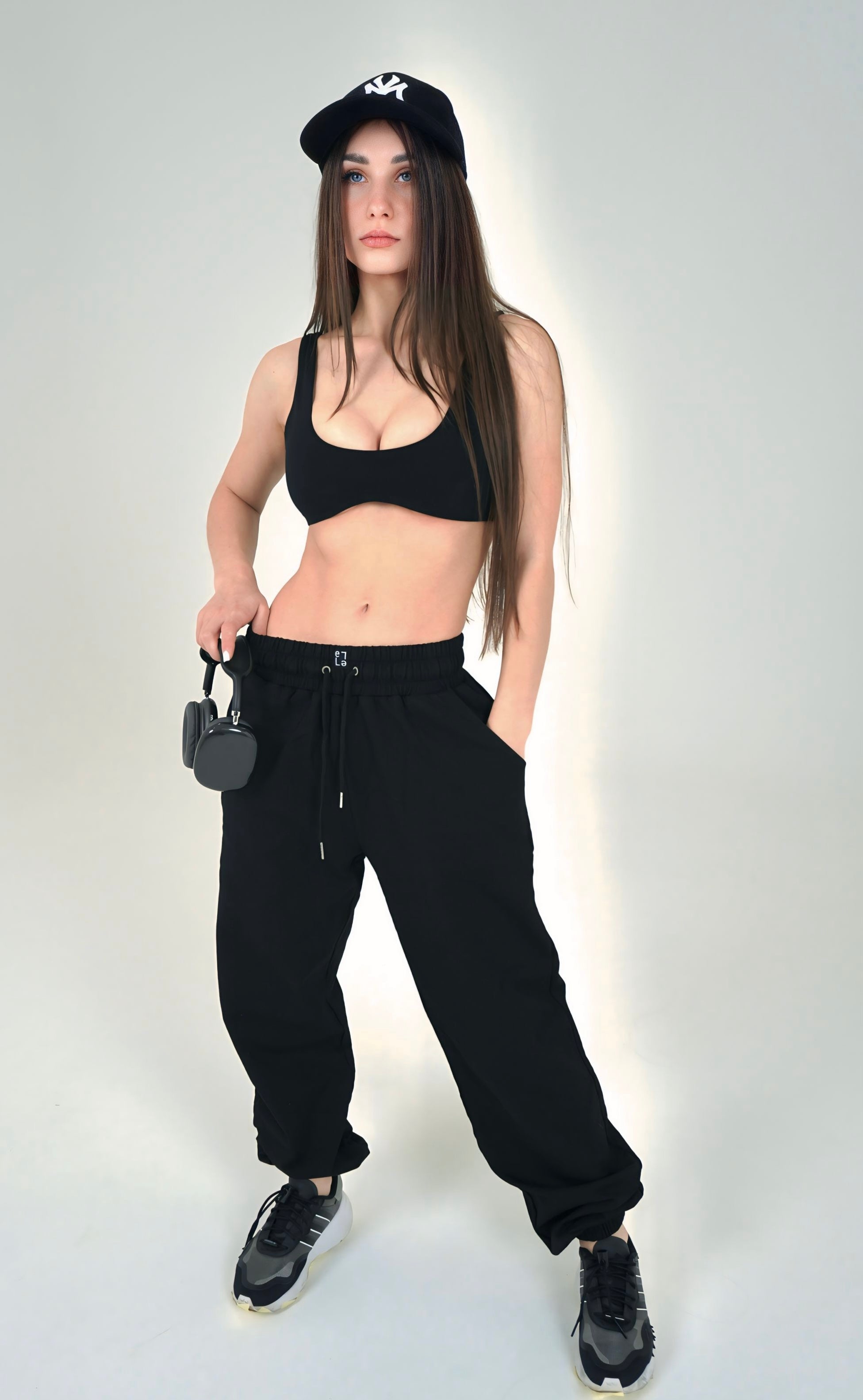 Joggers Abstract Nero