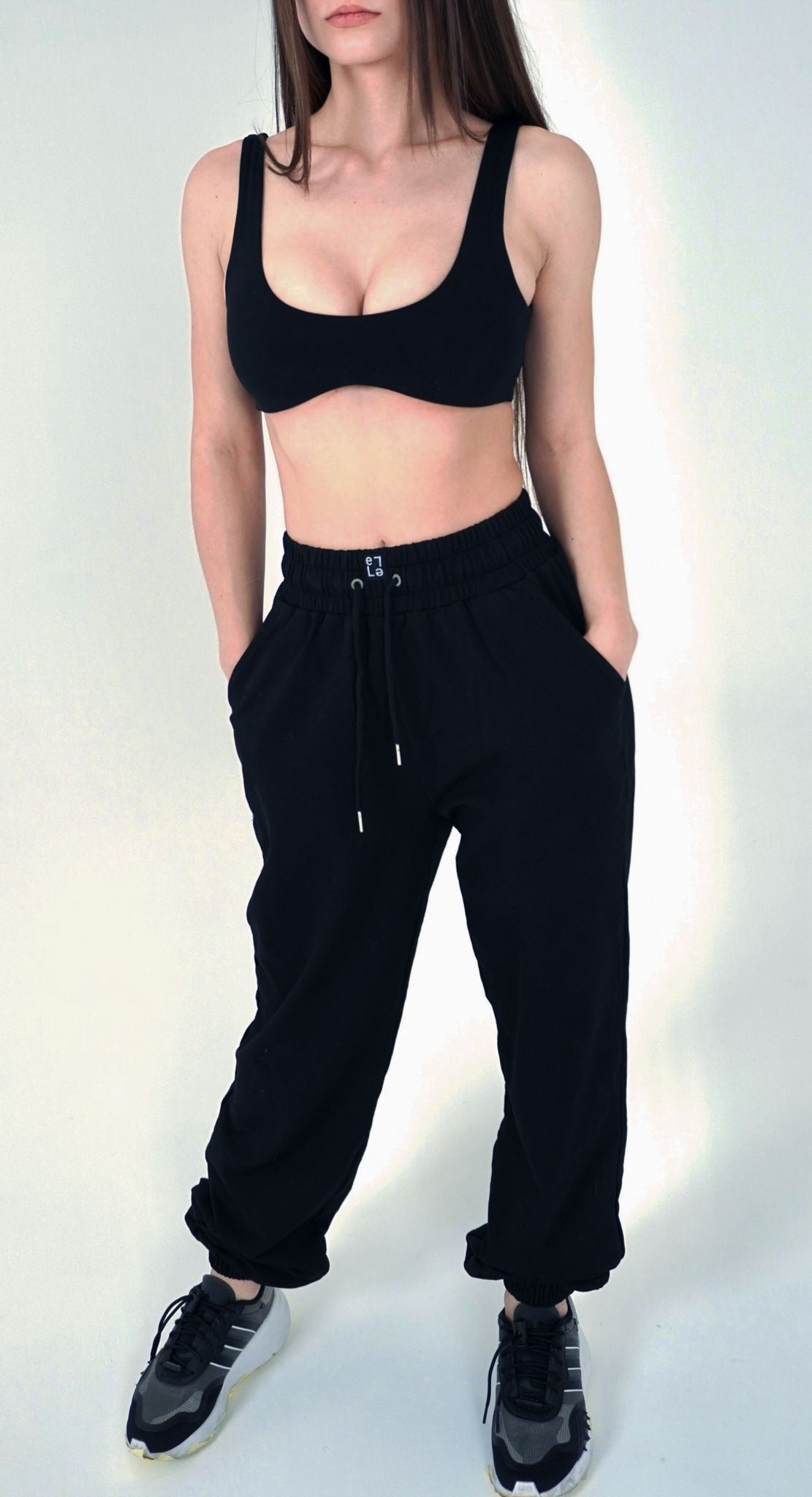 Joggers Abstract Nero
